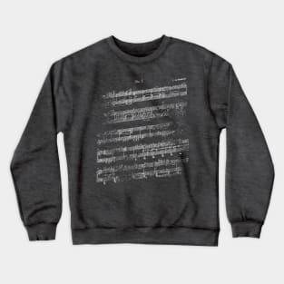 Music Sheet 5th Crewneck Sweatshirt